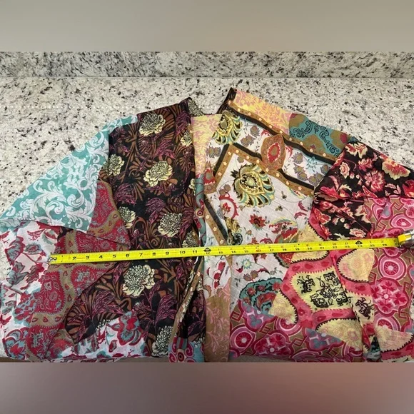 NWT Boutique Kimono Wrap Breezy Lightweight Gauze Boho Women’s One Size (M/L) - Picture 7 of 10